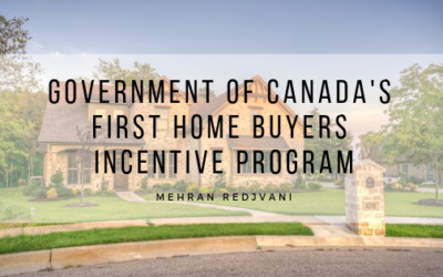 Government Of Canada’s First Home Buyers Incentive Program